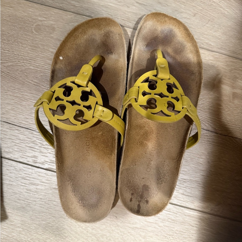 Tory Burch Yellow Sandals